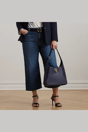 Ralph Lauren Grandes Tailles - Jean 7/8 jambe large taille haute