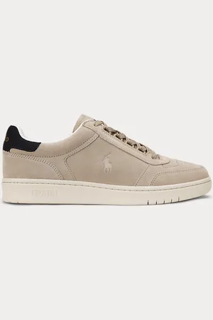 Ralph Lauren Baskets Court en daim
