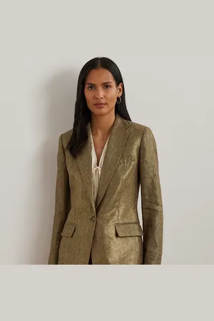 Ralph Lauren Blazer en velours stretch