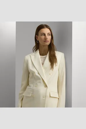 Ralph Lauren Petite - Blazer coupe croisée en crêpe de laine