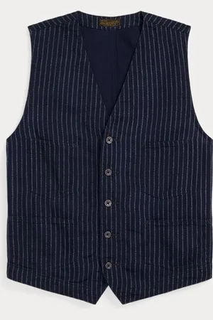 Ralph Lauren Gilet en sergé indigo