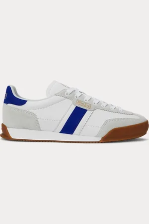Ralph Lauren Baskets Hester en cuir et daim