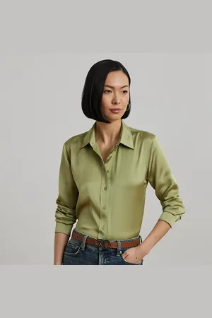 Ralph Lauren Chemise classique en charmeuse de satin