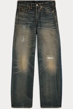 Ralph Lauren Jean large Kenley patiné vintage