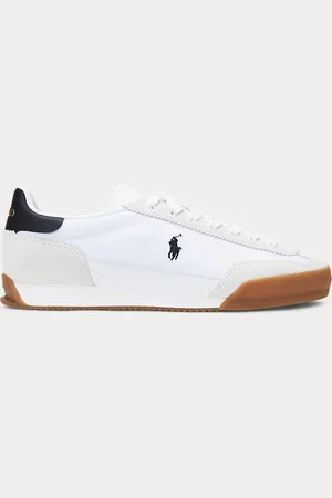 Ralph Lauren Baskets Hester en daim et toile