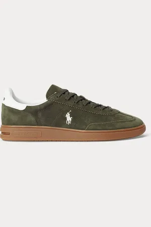 Ralph Lauren Baskets Bedford en daim