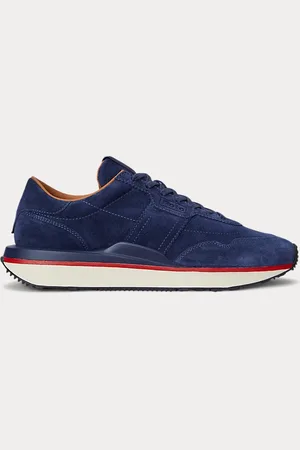 Ralph Lauren Baskets Train 89 en daim