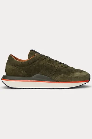 Ralph Lauren Baskets Train 89 en daim