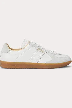 Ralph Lauren Baskets Field Court 100 en cuir et daim