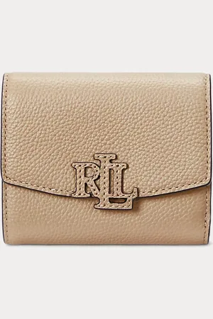 Ralph Lauren Petit portefeuille rabat Cameryn grainé