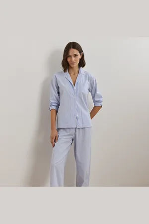 Ralph Lauren Pyjama rayé en popeline de coton
