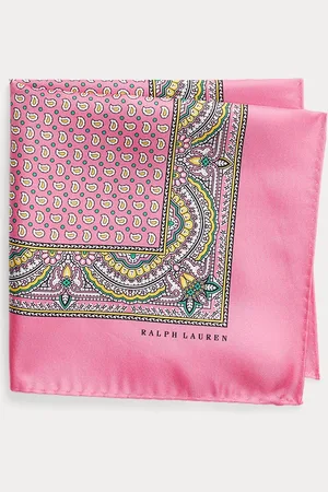 Ralph Lauren Pochette à motifs en sergé de soie