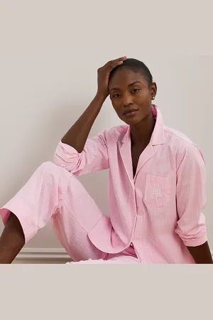 Ralph Lauren Pyjama rayé en popeline de coton