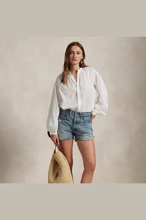 Ralph Lauren Short à ourlets patinés en denim