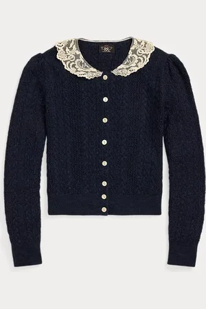 Ralph Lauren Cardigan torsadé en pointelle
