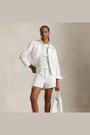 Ralph Lauren Short à ourlets coupés brut en denim