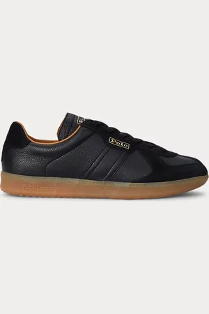 Ralph Lauren Baskets Field Court 100 en cuir et daim