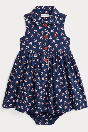 Ralph Lauren Robe-chemise motif ancre coton bloomer