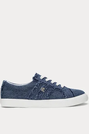 Ralph Lauren Baskets Janson effilochées en denim
