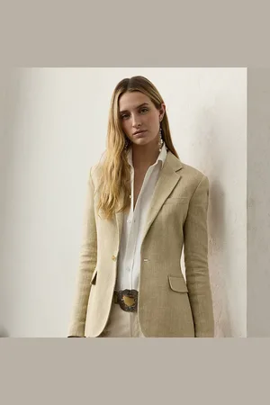Ralph Lauren Veste Safia en tweed de lin mélangé