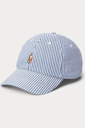 Ralph Lauren Casquette de baseball en seersucker
