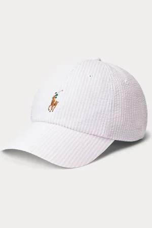 Ralph Lauren Casquette de baseball en seersucker