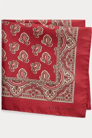 Ralph Lauren Pochette à motif pin en sergé de soie