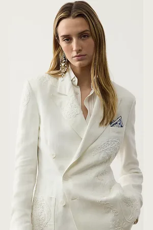 Ralph Lauren Veste Collen brodée en micro-piqué