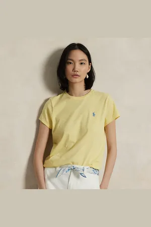 Ralph Lauren T-shirt col rond jersey de coton