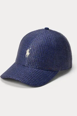 Ralph Lauren Casquette de baseball en paille