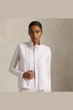 Ralph Lauren Gilet zippé hybride à pan matelassé
