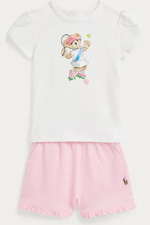 Ralph Lauren T-shirt Polo Bear jersey et short piqué