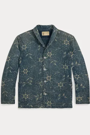 Ralph Lauren Surchemise tissée à motif indigo