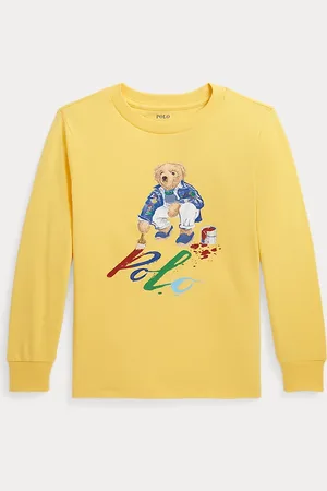 Ralph Lauren T-shirt Polo Bear manches longues coton