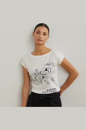 Ralph Lauren T-shirt graphique en jersey de coton
