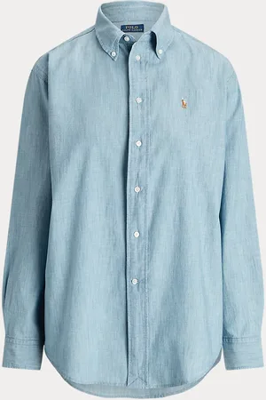 Ralph Lauren Chemise ample en chambray de coton