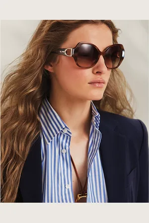Ralph Lauren Lunettes de soleil pavées Stirrup