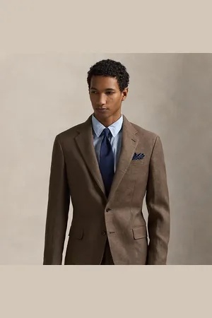 Ralph Lauren Veste Polo Tailored Fit en dobby de lin