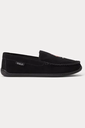 Ralph Lauren Chaussons Brenan Polo Bear en daim