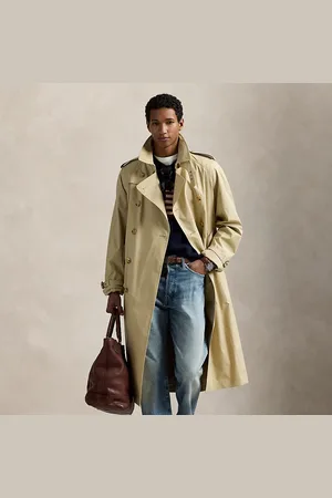 Ralph Lauren Trench-coat en popeline stretch