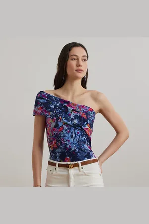 Ralph Lauren Haut asymétrique en jersey stretch