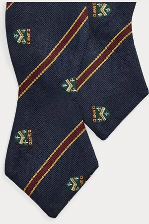 Ralph Lauren Nœud papillon club en soie rayée