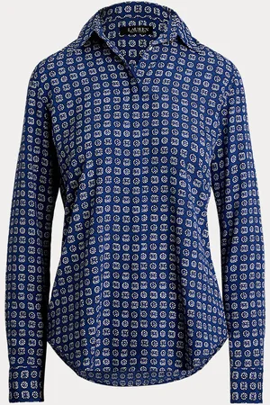Ralph Lauren Chemise Classic Fit en crêpe à motif