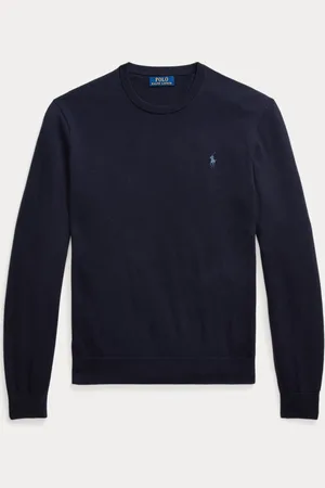 Ralph Lauren Pull col rond en coton et cachemire