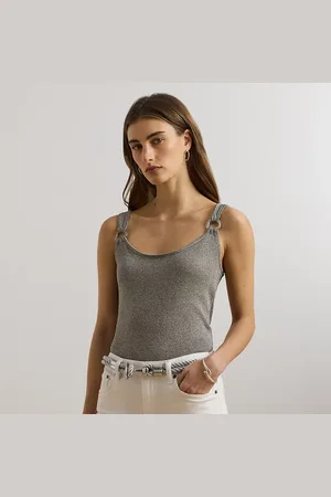 Ralph Lauren Pull débardeur métallisé à anneaux