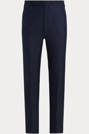 Ralph Lauren Pantalon de smoking en soie mélangée