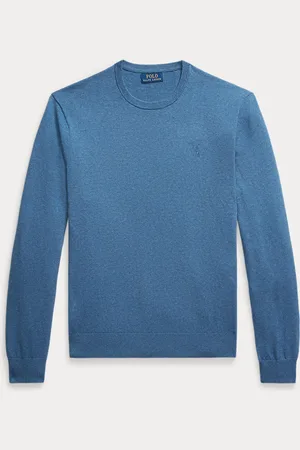 Ralph Lauren Pull col rond en coton et cachemire