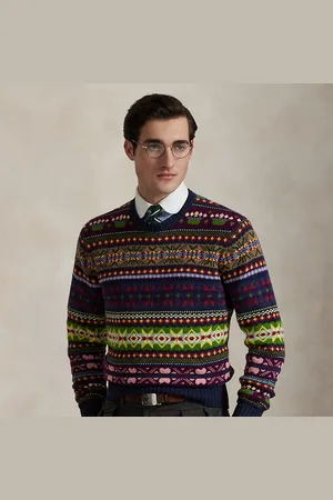 Ralph Lauren Pull Fair Isle en coton mélangé
