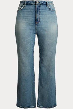 Ralph Lauren Grandes Tailles - Jean taille haute à jambe large