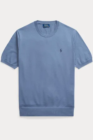 Ralph Lauren Pull col rond à manches courtes en coton